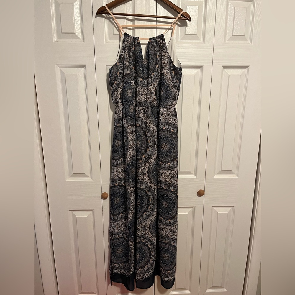 Boho Maxi Dress with Side Slits